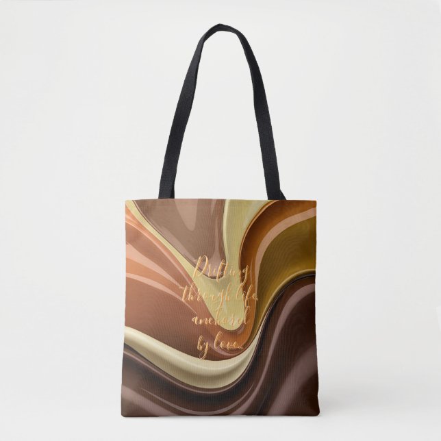 Sac fourre-tout dans graphique abstrait élégant (Devant)
