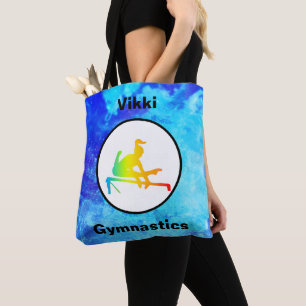 Sac fourre-tout d'aquarelle Gymnastique Barres iné