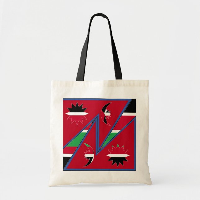 Sac fourre-tout d'art Abstrait (Devant)