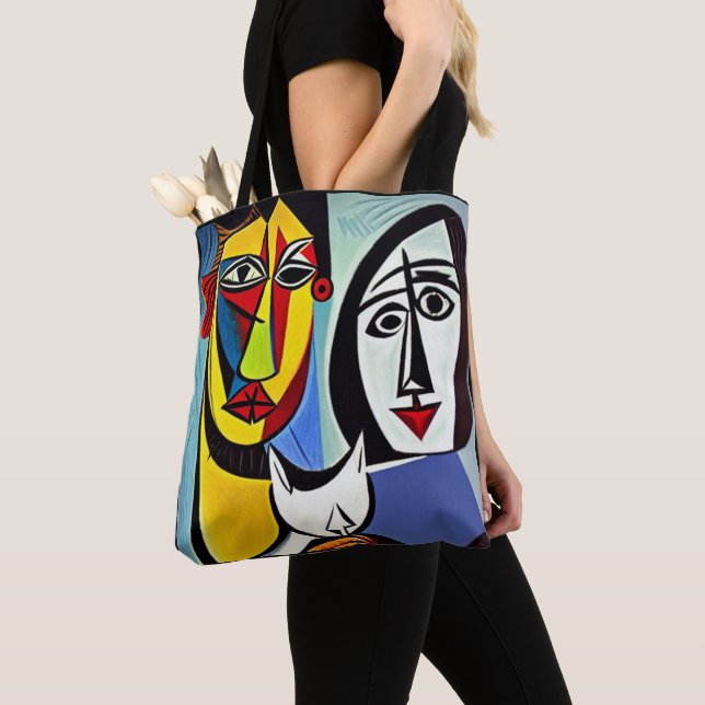 Sac fourre-tout d'art abstrait (De près)