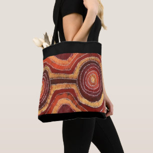 Sac fourre-tout d'art autochtone de Fire Camp