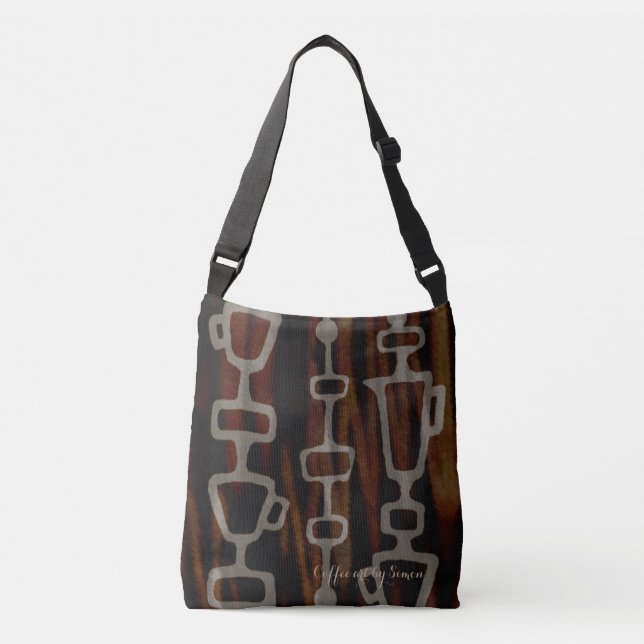 Sac fourre-tout d'art café original (Devant)