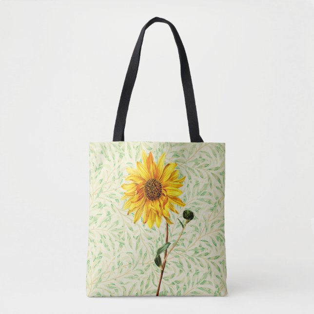 Sac fourre-tout d'art de fleurs de tournesol de st (Devant)