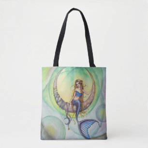 Sac fourre-tout d'art de la sirène de Cobalt Moon 