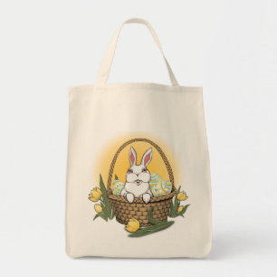 Sac fourre-tout d'art de Pâques Bunny Art Boutique