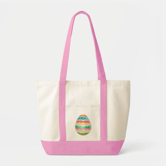 Sac fourre-tout d'art de Pâques Sac de courses d'a (Devant)