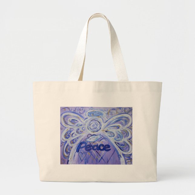 Sac fourre-tout d'art de Peace Angel Word (Devant)