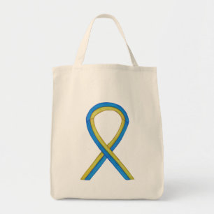 Sac fourre-tout d'art du ruban de sensibilisation 