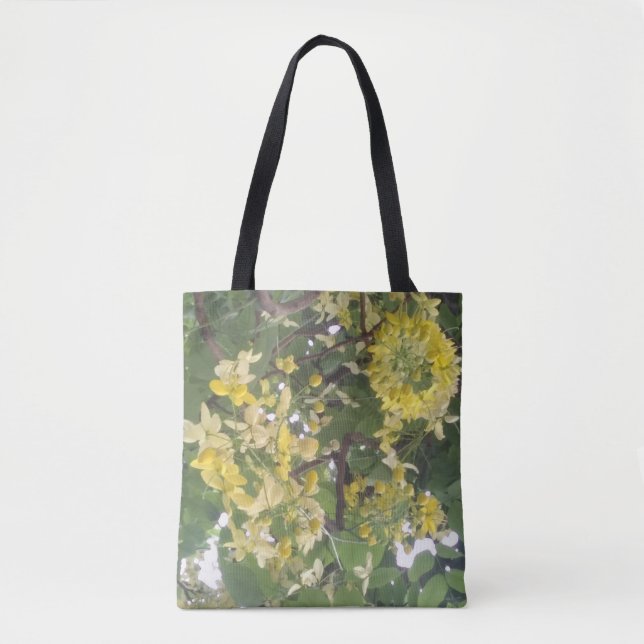 Sac fourre-tout d'art fleuri (Devant)