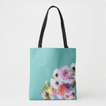 Sac fourre-tout d'art floral