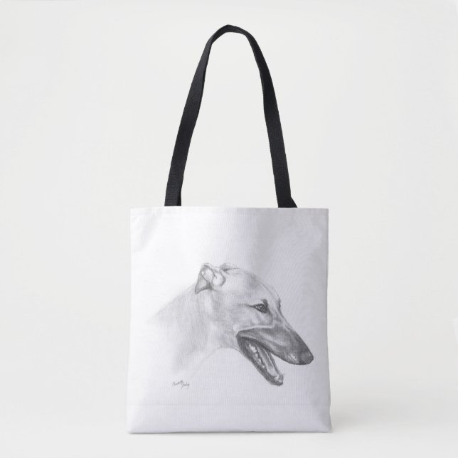 Sac fourre-tout d'art Greyhound Dog (Devant)