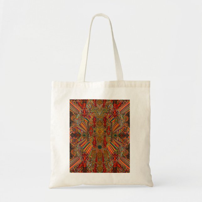 Sac fourre-tout d'art kaléidoscopique – Conception (Devant)