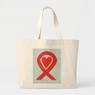 Sac fourre-tout d'art personnalisé du ruban de sen