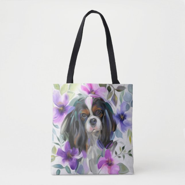 sac fourre-tout d'art pour chiens de Tricolor cava (Devant)