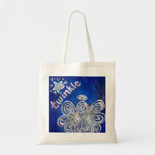 Sac fourre-tout d'art Silver Twinkle Angel (Devant)