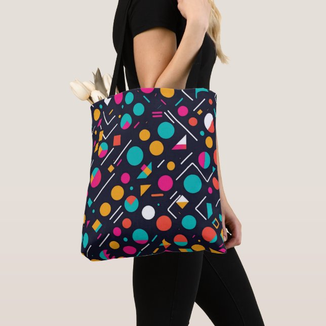 Sac fourre-tout d'art vectoriel : Couleurs gras et (De près)