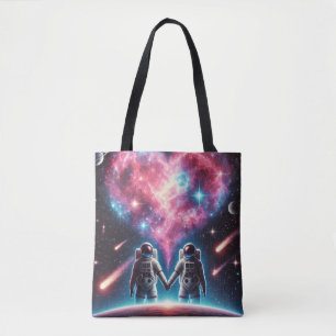 Sac fourre-tout d'astronaute de l'amour cosmique
