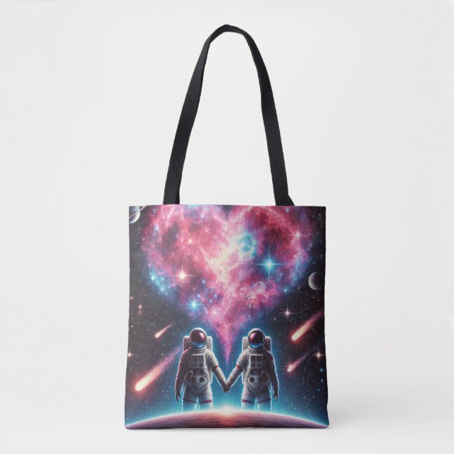 Sac fourre-tout d'astronaute de l'amour cosmique (Devant)