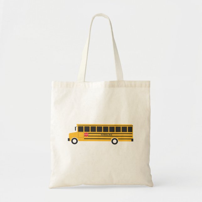 Sac fourre-tout d'autobus scolaire jaune (Devant)