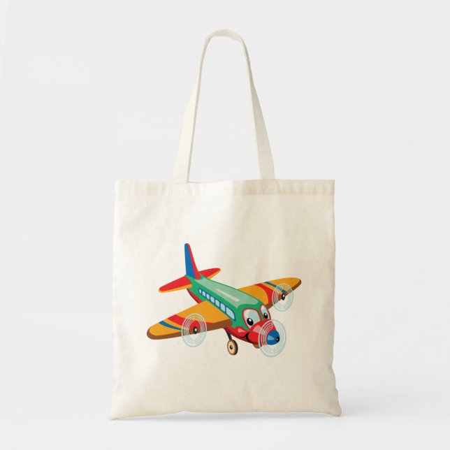 sac fourre-tout d'avion de dessin animé (Devant)