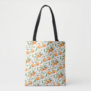 Sac fourre-tout de Baby shower Twins Orange