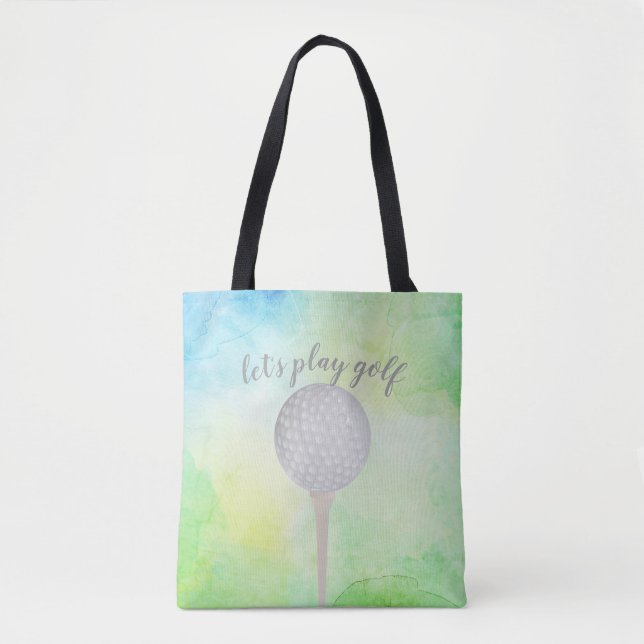 sac fourre-tout de balle de golf design pour golfe (Devant)