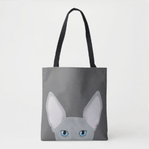 Sac fourre-tout de basculement de chats Sphynx