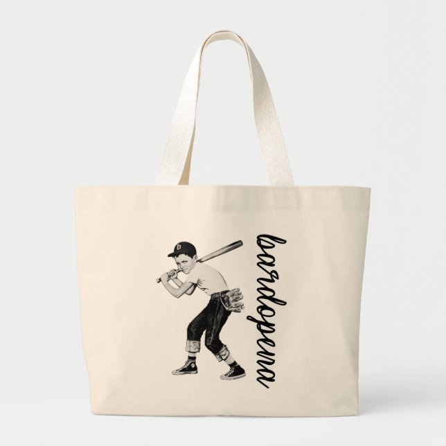 sac fourre-tout de baseball bardo (Devant)
