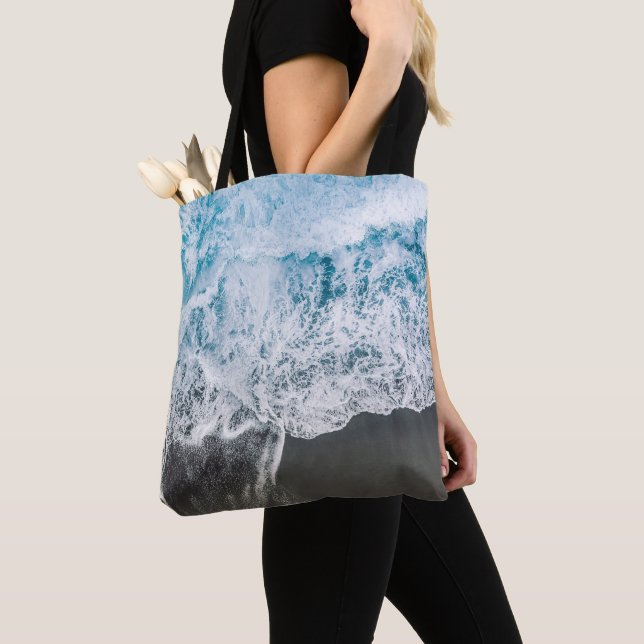 Sac fourre-tout de Beach Vibes d'inspiration océan (De près)
