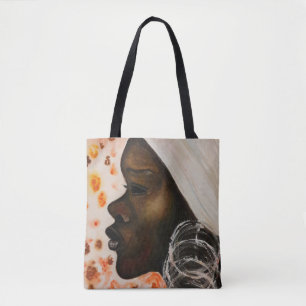 Sac fourre-tout de beauté africaine femme visage -