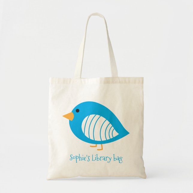 Sac fourre-tout de bibliothèque pour enfants aux o (Devant)