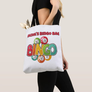 Sac fourre-tout de bingo, sac de bingo personnalis