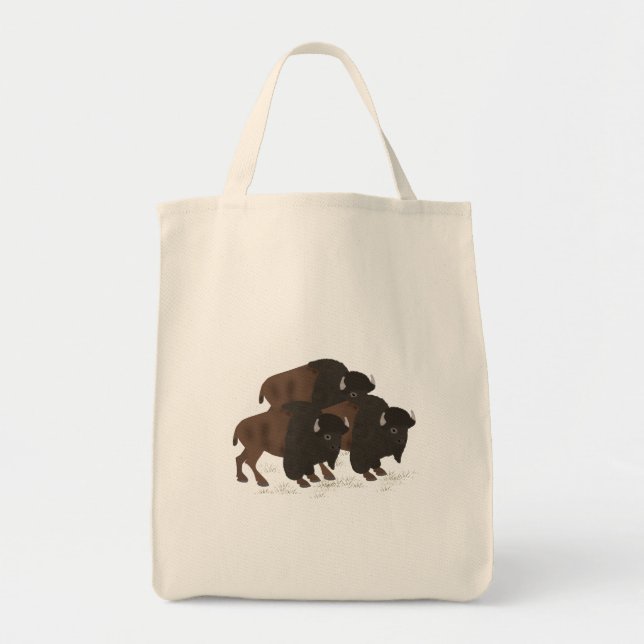 Sac fourre-tout de bison (Devant)