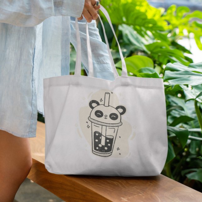 Sac fourre-tout de boisson Panda Milshake (Créateur téléchargé)