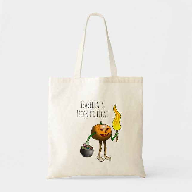 Sac fourre-tout de bonbons d'Halloween (Devant)