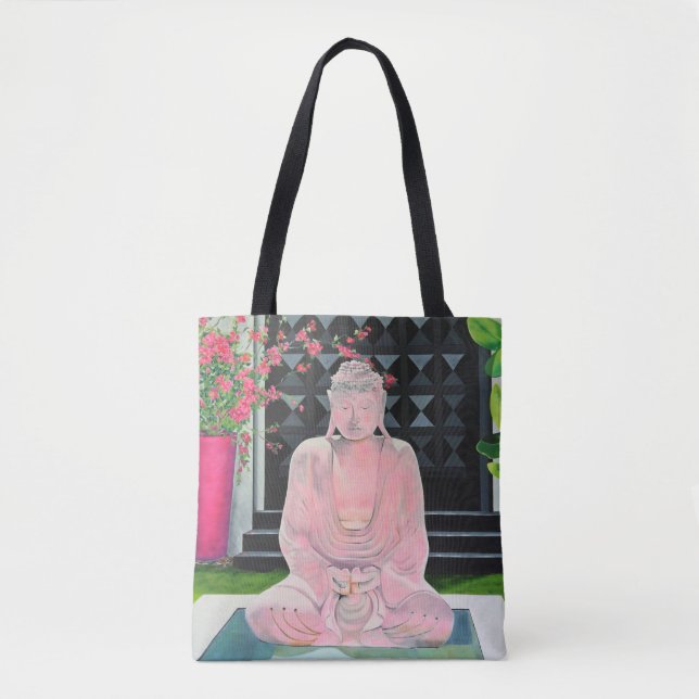 Sac fourre-tout de Bouddha rose (Devant)