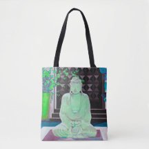Sac fourre-tout de bouddha vert