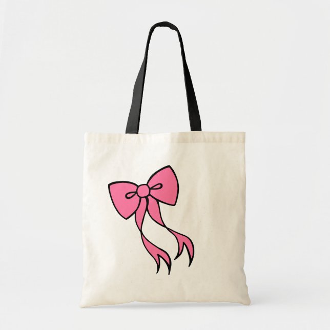 Sac fourre-tout de boule rose (Devant)
