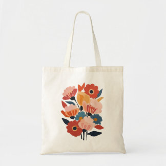 Sac fourre-tout de bouquet floral moderne Vintage 