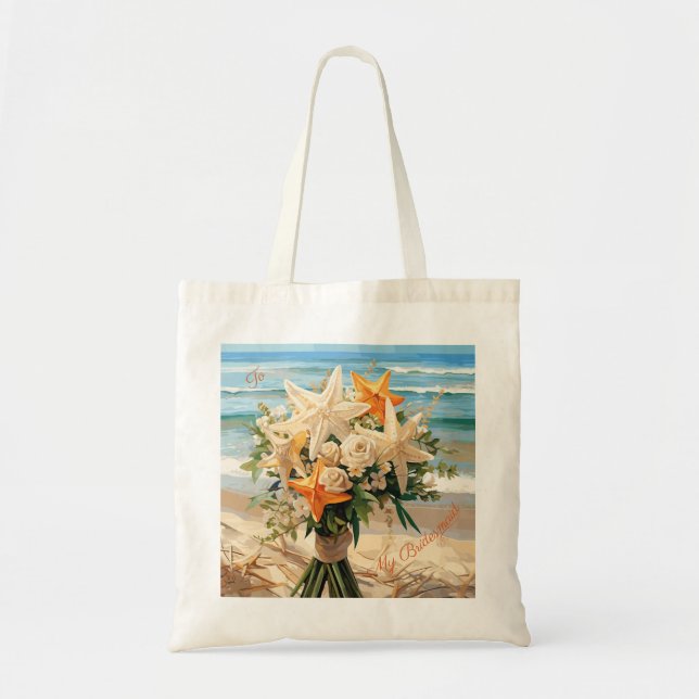Sac fourre-tout de bouquet Starfish Mariage (Devant)