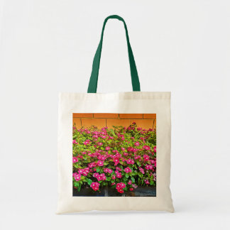 Sac fourre-tout de bouquets de fleurs roses