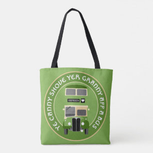 sac fourre-tout de bus vintage Aberdeen à deux éta