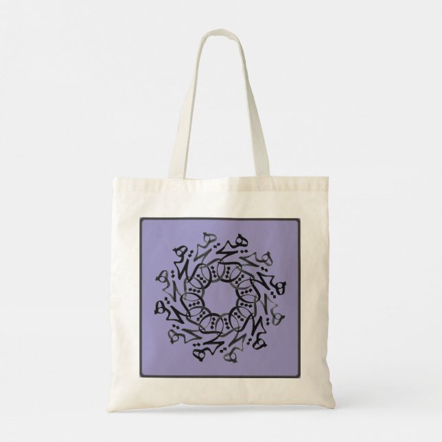 Sac fourre-tout de calligraphie persan (Dos)