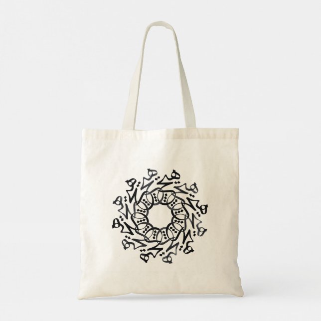 Sac fourre-tout de calligraphie persan (Dos)