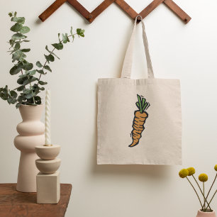 Sac fourre-tout de carottes frais