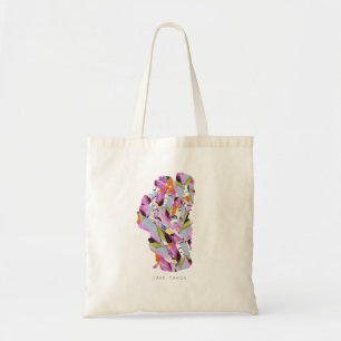 Sac fourre-tout de carte du lac Tahoe Silhouette