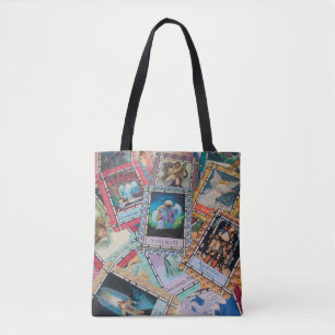 sac fourre-tout de cartes de tarot