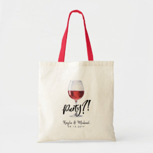 Sac fourre-tout de célébration de style vin roug