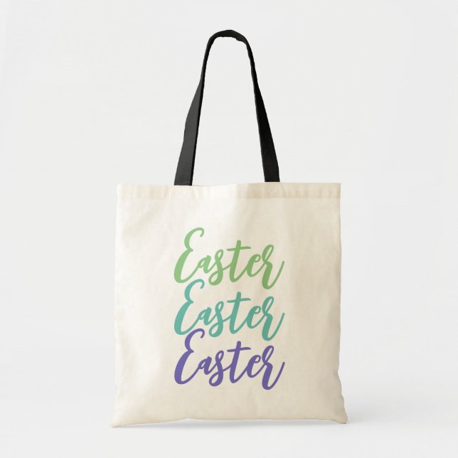 Sac fourre-tout de chasse aux oeufs de Pâques (Devant)