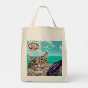 Sac fourre-tout de chat de l'écrivain